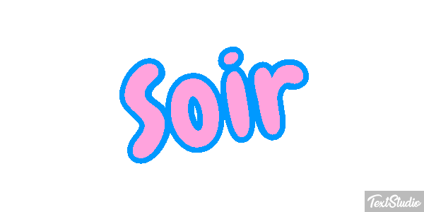 Soir Effet de texte