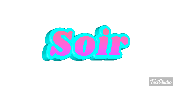 Soir Effet de texte