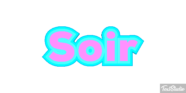 Soir Effet de texte