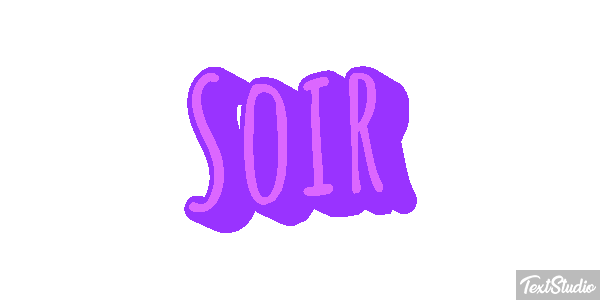 Soir Effet de texte