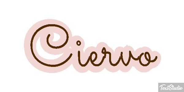 Ciervo テキスト効果