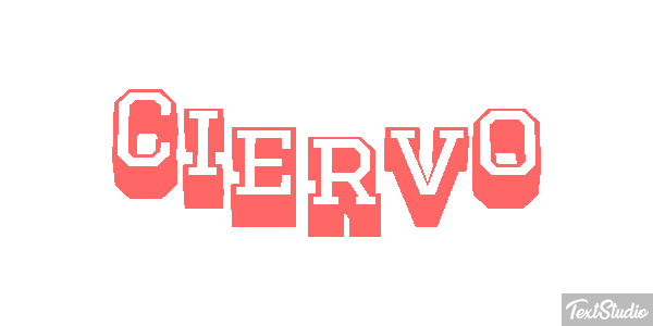 Ciervo テキスト効果