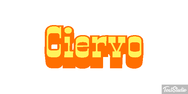 Ciervo テキスト効果