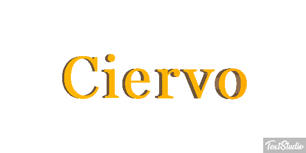 Ciervo テキスト効果