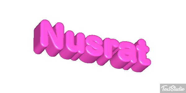 Nusrat Text effect