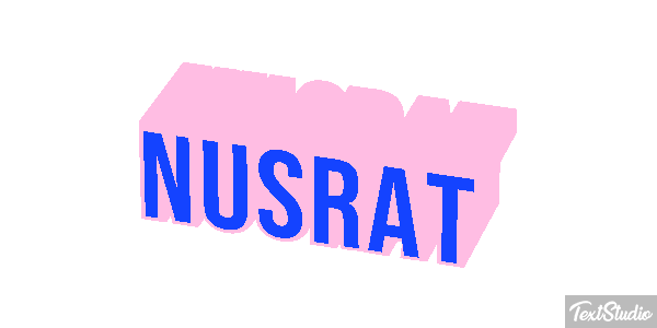 Nusrat Text effect