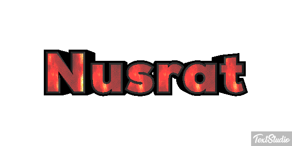 Nusrat Text effect