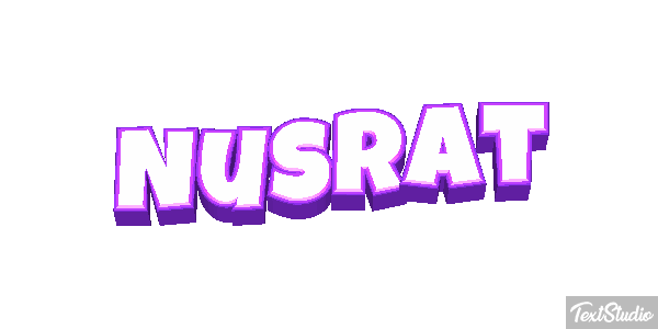 Nusrat Text effect