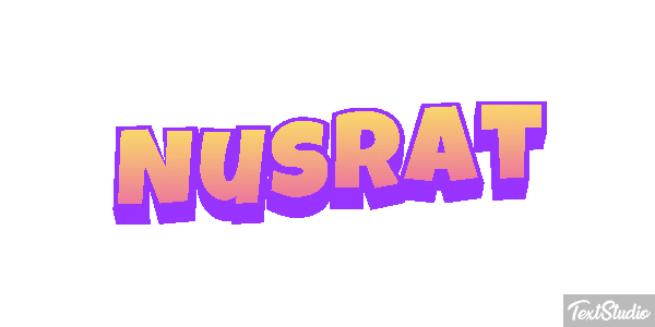 Nusrat Text effect