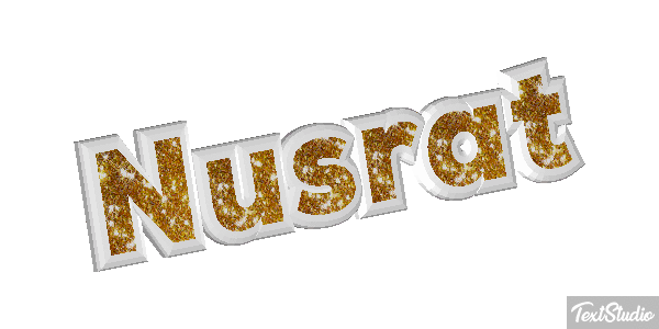 Nusrat Text effect