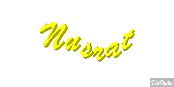 Nusrat Text effect