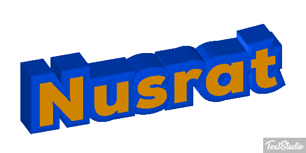 Nusrat Text effect