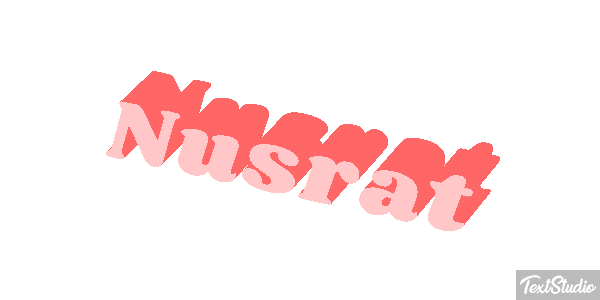 Nusrat Text effect
