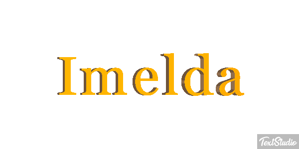 Imelda Effetto testo