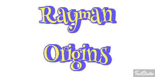 Rayman Origins Efecto de texto