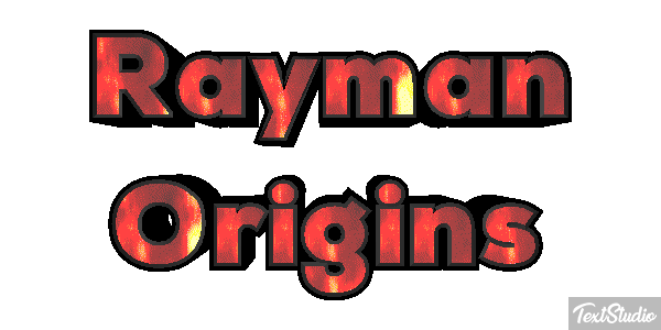 Rayman Origins Efecto de texto