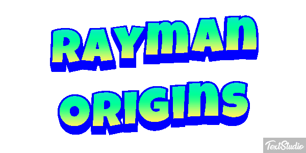 Rayman Origins Efecto de texto