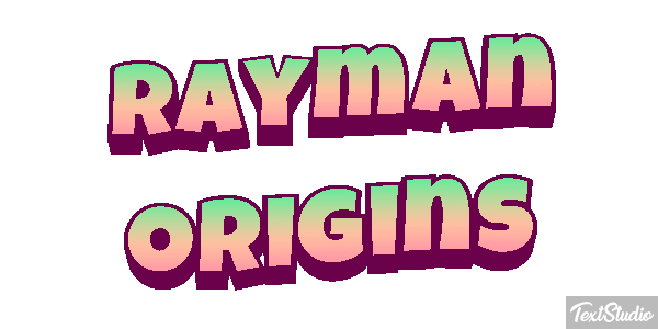 Rayman Origins Efecto de texto