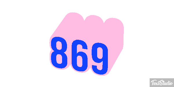 869 Efekt tekstowy