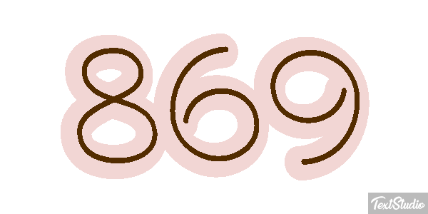 869 Efekt tekstowy