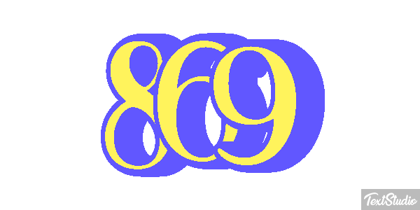 869 Efekt tekstowy