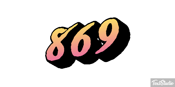 869 Efekt tekstowy