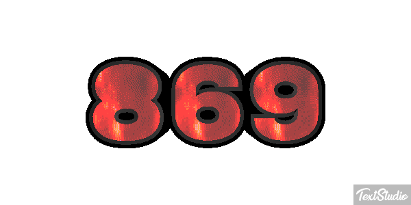 869 Efekt tekstowy