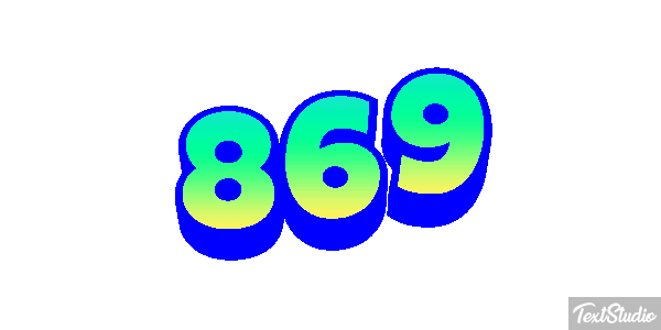 869 Efekt tekstowy