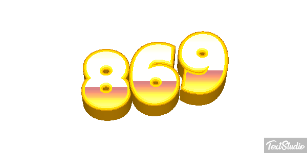 869 Efekt tekstowy