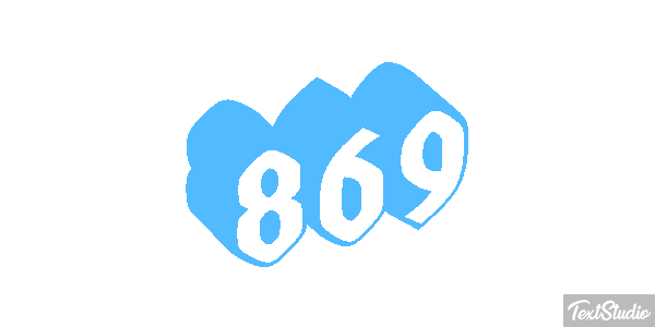 869 Efekt tekstowy