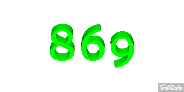 869 Efekt tekstowy