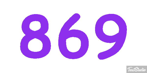 869 Efekt tekstowy