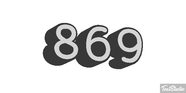 869 Efekt tekstowy