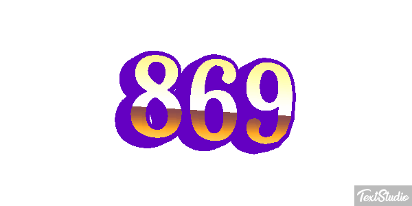 869 Efekt tekstowy