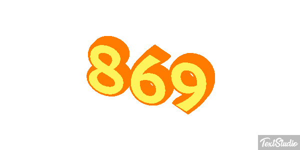 869 Efekt tekstowy