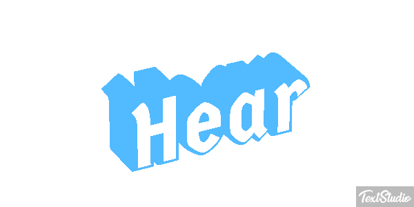 Hear Effetto testo