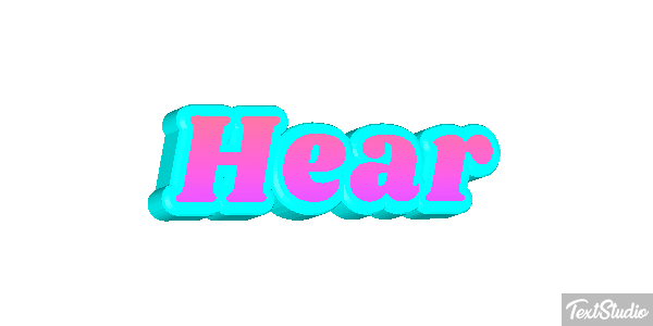 Hear Effetto testo