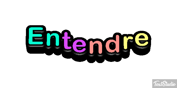 Entendre Effet de texte