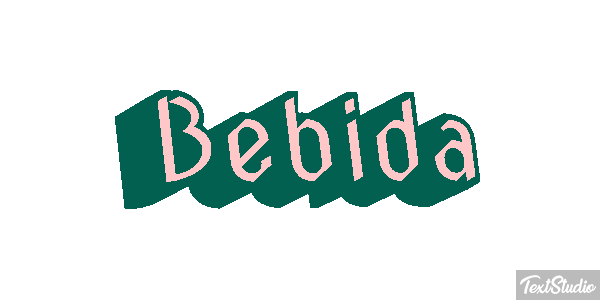 Bebida Efeito do texto