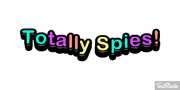 Totally Spies! Effet de texte
