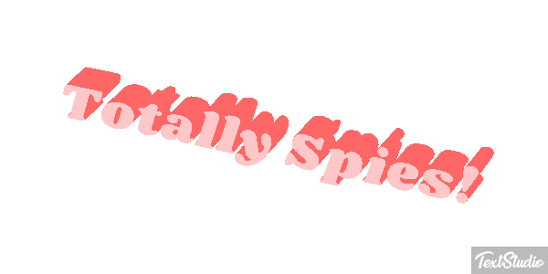 Totally Spies! Effet de texte