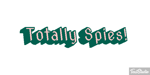 Totally Spies! Effet de texte