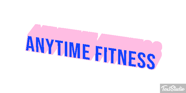 Anytime Fitness Effetto testo