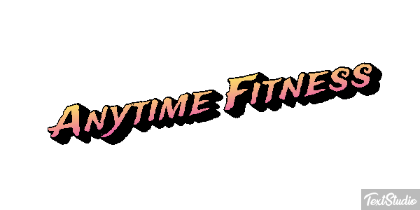 Anytime Fitness Effetto testo