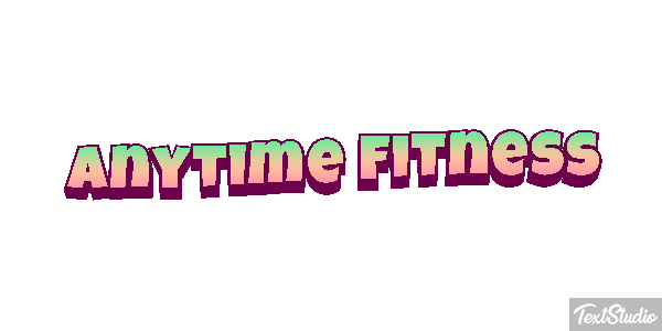 Anytime Fitness Effetto testo