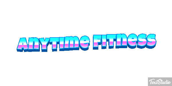 Anytime Fitness Effetto testo