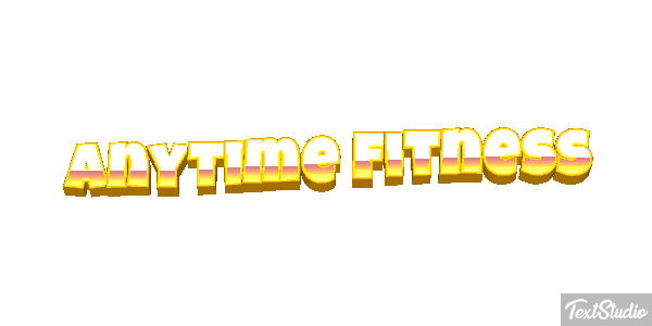 Anytime Fitness Effetto testo