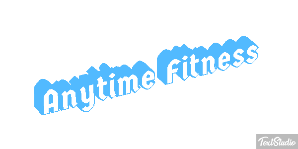 Anytime Fitness Effetto testo