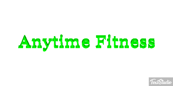 Anytime Fitness Effetto testo