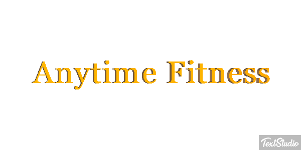 Anytime Fitness Effetto testo